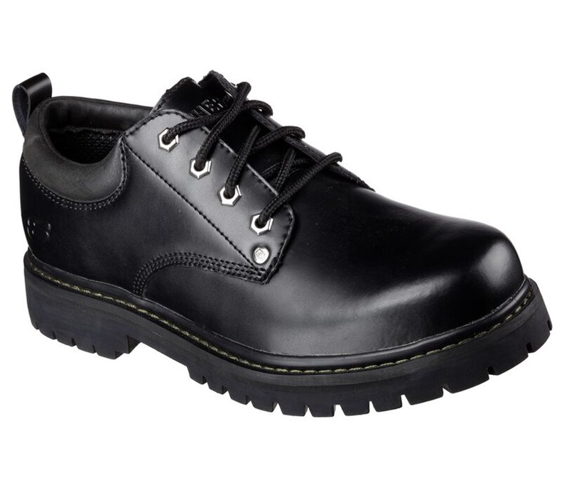 Skechers Herr Svarta Snörskor - Alley Cats - Sverige (XUBIJ-1680)